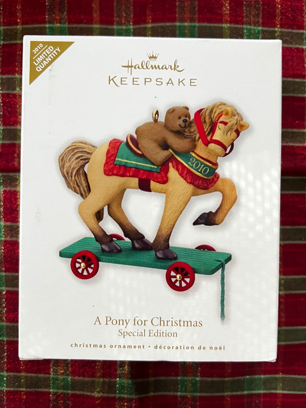 Hallmark Keepsake SPECIAL EDITION 2010 A Pony for Christmas, NIB. Ltd Quantity